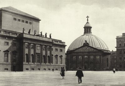 Berlin: Hedwigskirche; Szent Hedvig templom (f/w fotó) alkotó: Sasha Stone