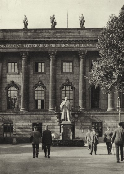 Berlin: Universitat; Egyetem (f/w fotó) alkotó: Sasha Stone