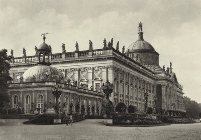 Potsdam, Neues Palais; Új palota (f/w fotó) alkotó: Sasha Stone
