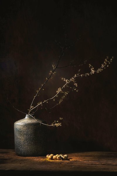 Moody botanikai csendélet alkotó: Saskia Dingemans