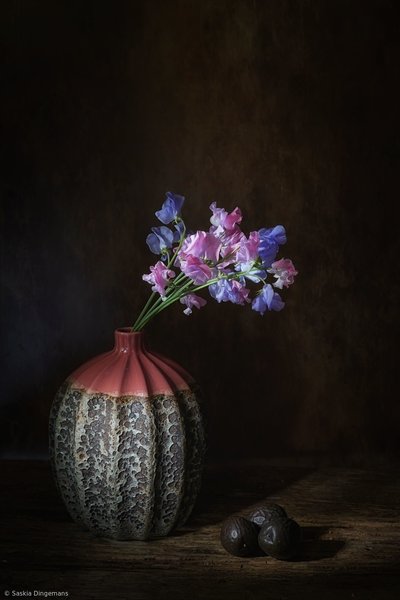 Cukorborsó-csendélet alkotó: Saskia Dingemans