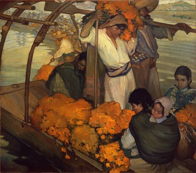 A Felajánlás alkotó: Saturnino Herrán
