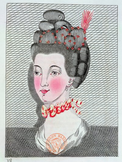 A fodrászat művészete Párizsban, 1767 alkotó: Sauveur Legros or Le Gros