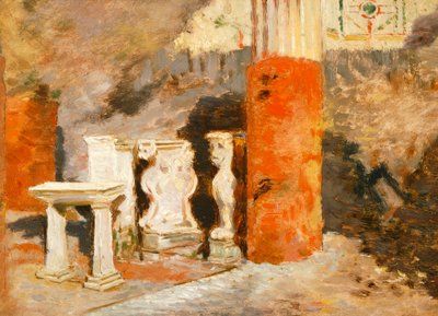 Ház Pompejiben, Francesco Saverio Altamura (1826-1897) alkotó: Saverio Altamura