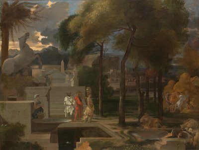 Klasszikus táj, valószínűleg 1660-as évek. alkotó: Sébastien Bourdon