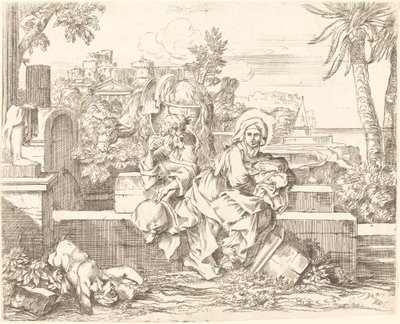 A visszatérés Egyiptomból alkotó: Sébastien Bourdon