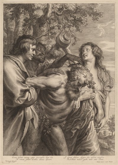 Részeg Silenus alkotó: Schelte Adams Bolswert after Sir Anthony van Dyck