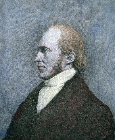 Aaron Burr (1756-1836) (színes metszet) alkotó: School American