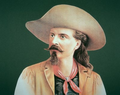 Buffalo Bill (1846-1917) (színes litó) alkotó: School American