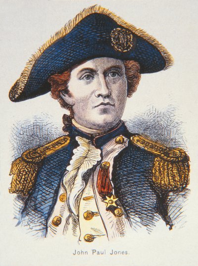 John Paul Jones (színes litó) alkotó: School American
