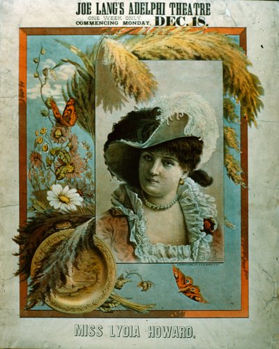 Miss Lydia Howard (színes litó) alkotó: School American