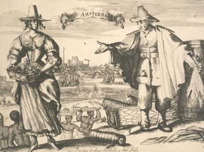 New Amsterdam (metszet) alkotó: School American
