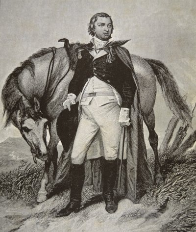 Nathanael Greene portréja (litho) alkotó: School American