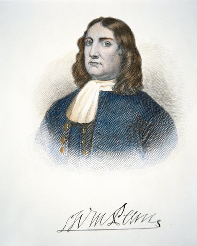 William Penn (színes litó) alkotó: School American