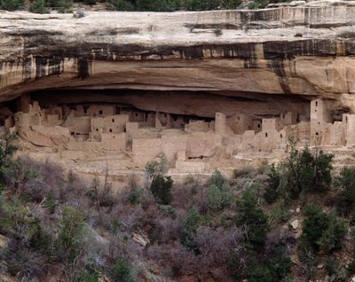 Kilátás a Cliff-palota helyszínére (1993, fényképezés) alkotó: School Anasazi