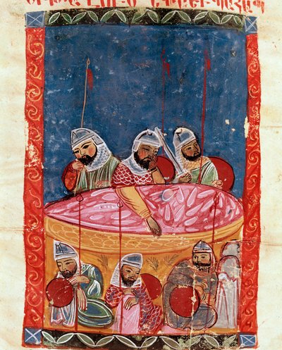 Őrök Krisztus sírjánál (miniatűr alkotó: School Armenian