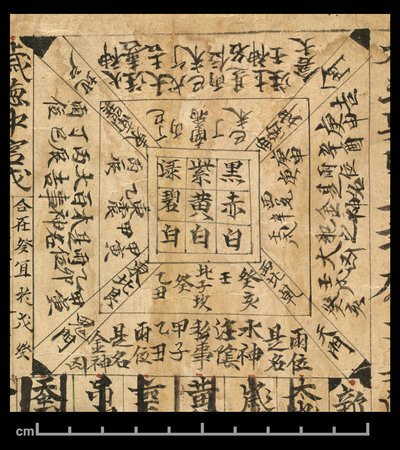 Almanach i.sz. 978-ra, Dunhuang Mogao, Kína, 978 körül (tinta papíron) alkotó: School Chinese