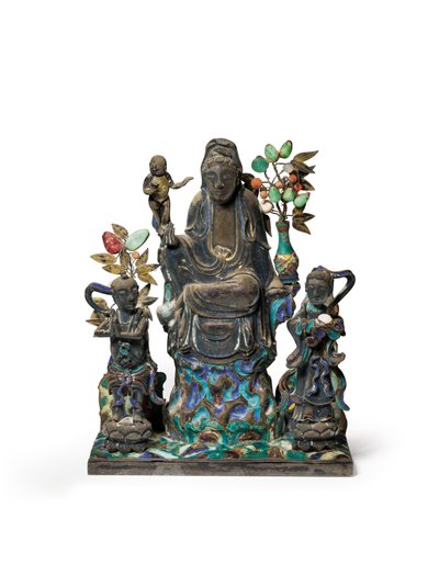 Buddhista Figurális Csoport alkotó: School Chinese