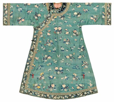 Jade köszörült Kesi női köntös, 19. század közepe (textil) alkotó: School Chinese