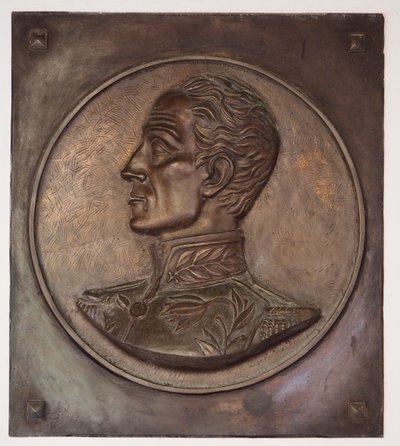 Simon Bolivar, dombormű alkotó: School Colombian