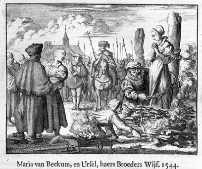 Maria és Ursula van Beckum, Deventer égetése alkotó: School Dutch