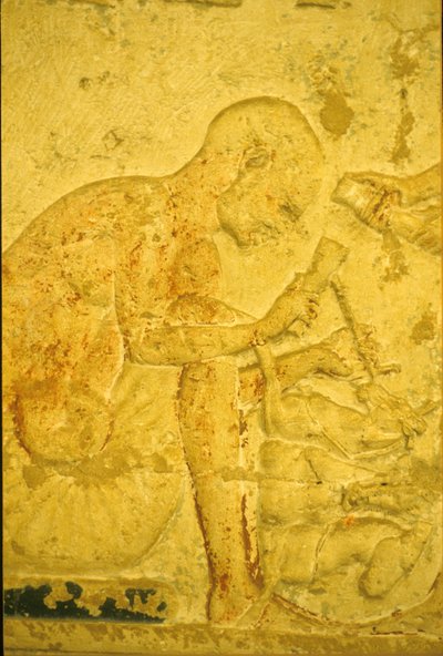 Ókori Egyiptom, falfestmény, Petosiris sírja, Tuna el Gebel, Kr. e. 300, szobrász (fotó) alkotó: School Egyptian