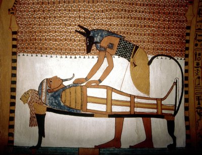 Luxor, Théba: Deir El Medineh, kézművesek faluja és nekropolisza. alkotó: School Egyptian