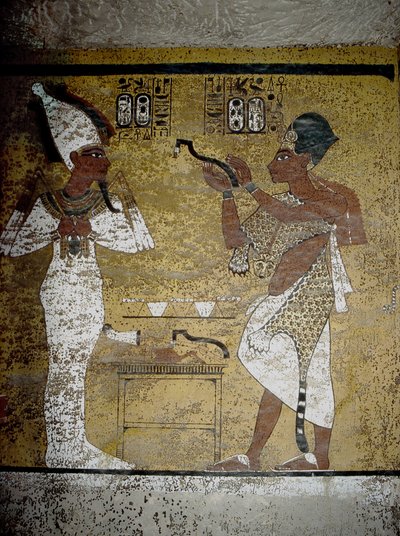 Luxor, Théba: Királyok Völgye. Tutanhamon sírja. alkotó: School Egyptian