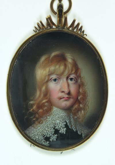 Egy William Cavendish nevű úriember (akvarell elefántcsonton) alkotó: School English