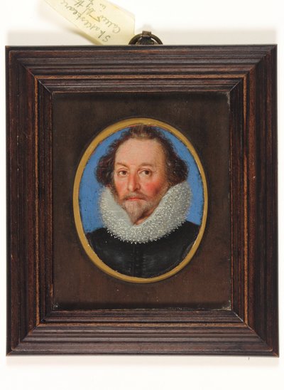 Egy úriember, William Shakespeare (akvarell pergamen) alkotó: School English