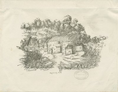 Biddulph – Knypersley Mill: litográfia (matricás), [c 1826] (nyomtatott) alkotó: School English