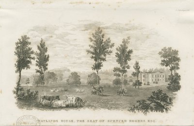 Burslem - Watlands House: metszet, és [?19. század] (nyomtatás) alkotó: School English