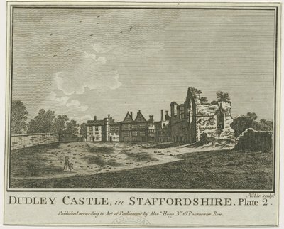 Dudley kastély – The Keep: rézmetszet, [1775. április 14.] (nyomtatás) alkotó: School English