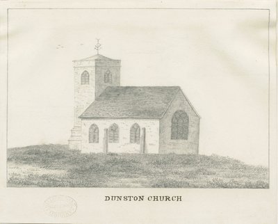 Dunston Church: ceruzarajz, nd [?XIX. század] (rajz) alkotó: School English