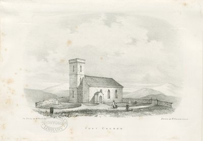 Rókatemplom: litográfia, nd [c 1840] (nyomtatás) alkotó: School English