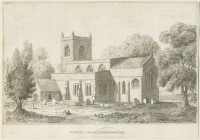 Hanbury templom: rézkarc, nd [c 1800] (nyomtatás) alkotó: School English