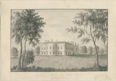 Hatherton Hall: ceruzarajz, nd [c 1860] (rajz) alkotó: School English