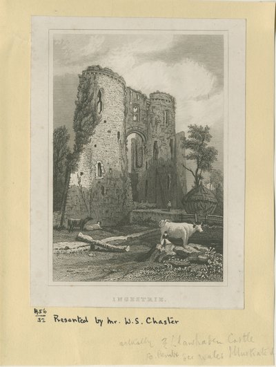 Ingestre - Kastély: acélmetszet, és [?XIX. század] (nyomtatás) alkotó: School English