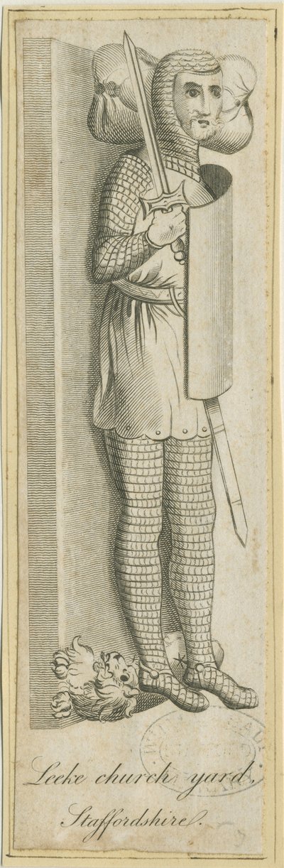 Póréhagyma templomkert - Lovag: metszet, és [?XVIII. század] (nyomat) alkotó: School English
