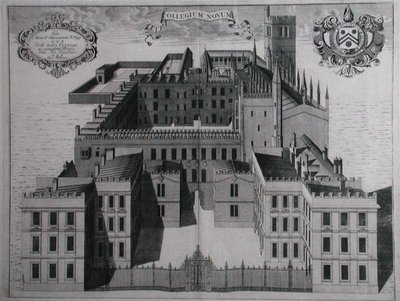 New College, Oxford (metszet) alkotó: School English