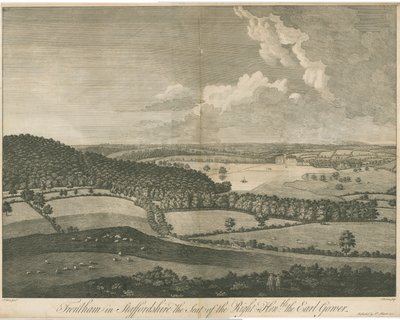 Trentham Hall: metszet, nd [c 1751] (nyomtatás) alkotó: School English