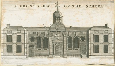 Wolverhampton – Gimnázium: akvatinta metszet, nd [c 1751] (nyomtatás) alkotó: School English