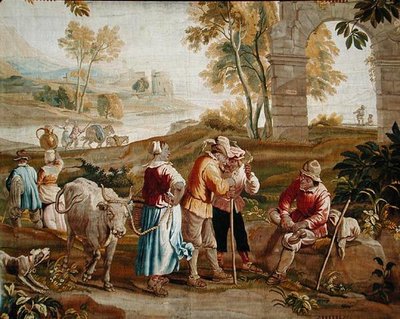 Vidéki jelenet alkotó: School Flemish