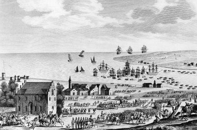 Hollandia evakuálása az orosz angolok által és York hercegének megadása a 10. ködben An VIII (november 1. alkotó: School French