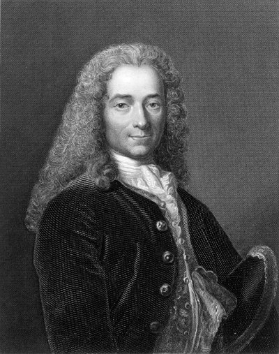 Francois Marie Arouet alias Voltaire (metszet) alkotó: School French