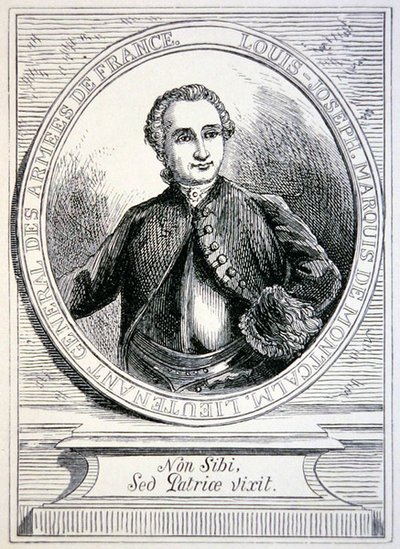 Marquis de Montcalm (metszet) alkotó: School French