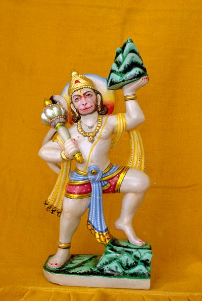 Lord Hanuman a márvány Indiában alkotó: School Indian