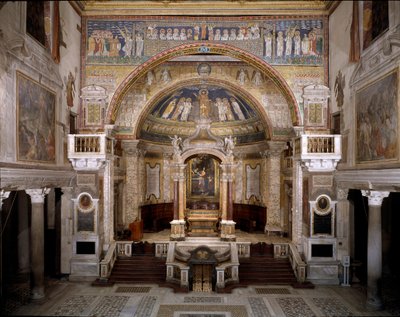A Bazilika belső képe alkotó: School Italian