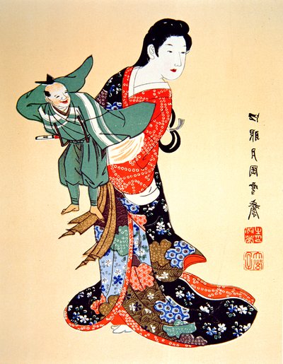 A régi Japán kultúrája – Bunraku bábjátékos alkotó: School Japanese