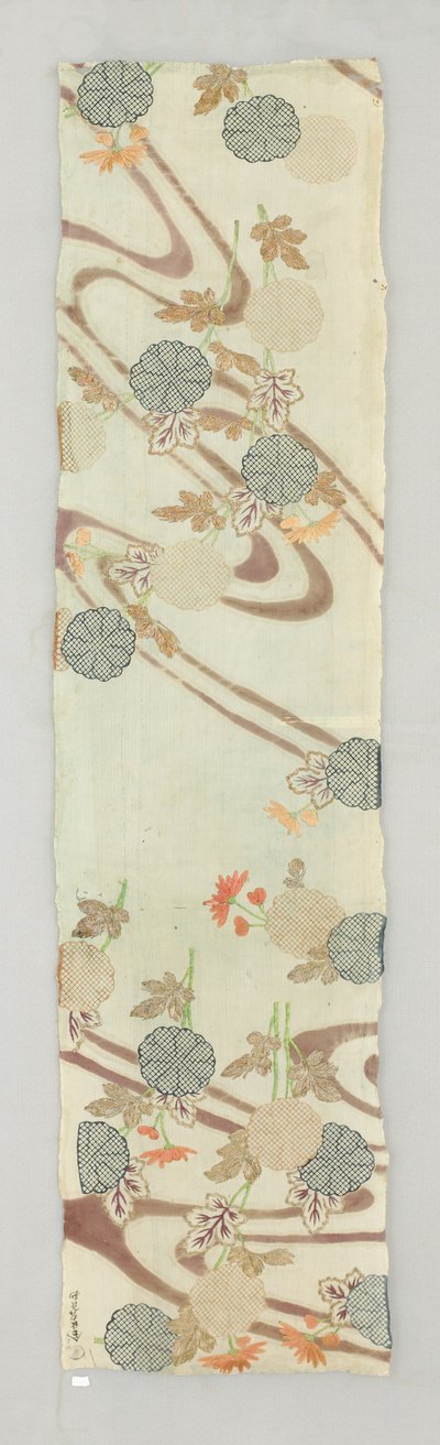 Kimonó töredék (szövet) alkotó: Japanese School